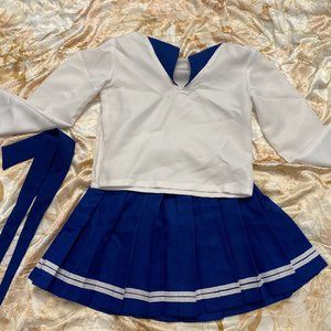 Size XS Juniors Japanese Sailor School Uniform Cosplay Set